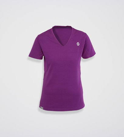 Picture of V-neck Purple Tee
